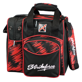 KR Strikeforce Flexx Red Scratch Single Bowling Ball Tote Bag