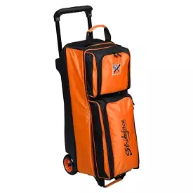 KR Strikeforce Konvoy Triple Ball Roller Black Orange Bowling Bag