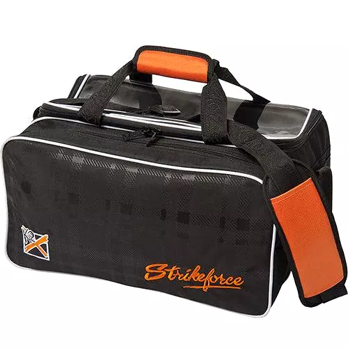 KR Strikeforce Krush Double Tote Bowling Bag Black/Orange