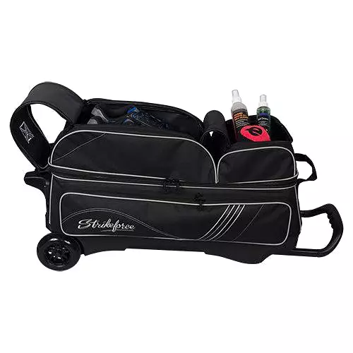 KR Strikeforce LR3 Sport Triple Roller Bowling Bag Black