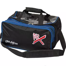 KR Strikeforce Royal Flush Double Tote Bowling Bag Royal/Black