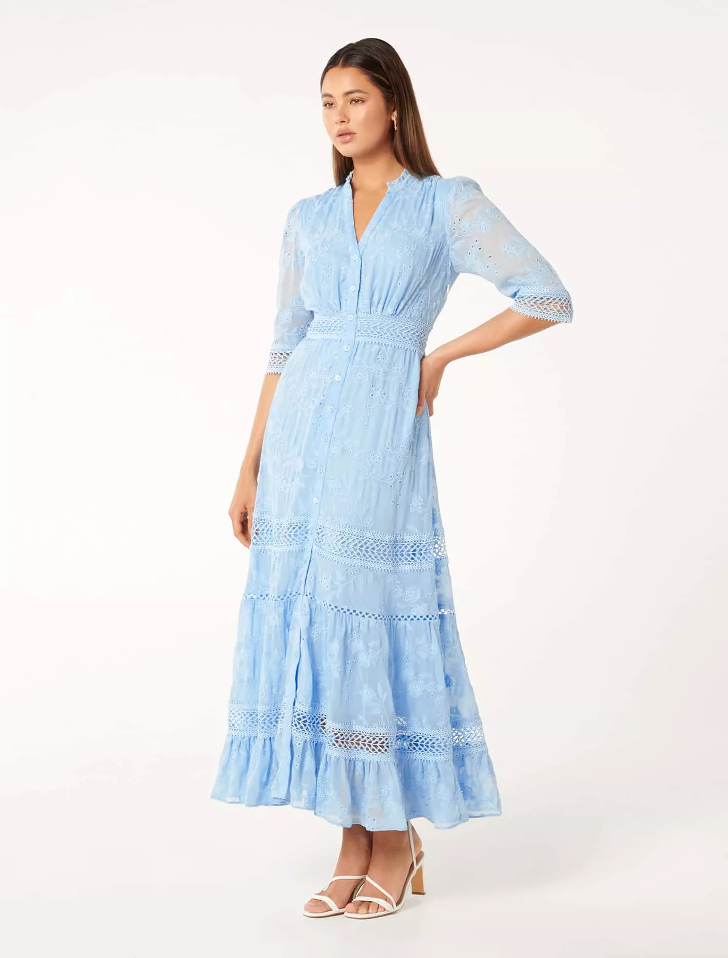 Lillian Trim Detail Shirt Dress