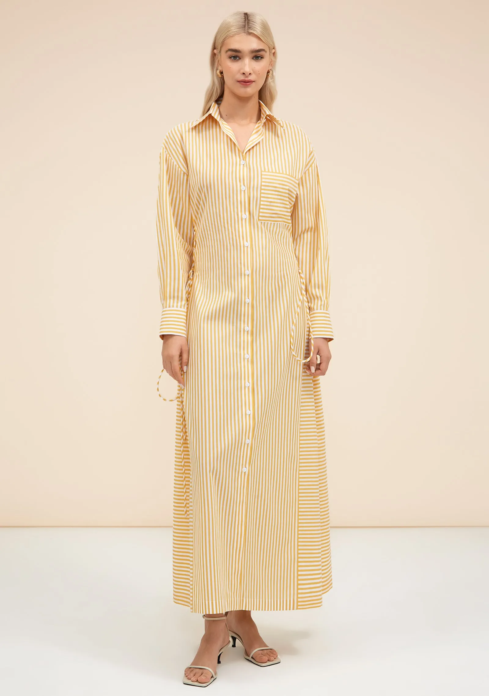 Lina Long Shirt Dress