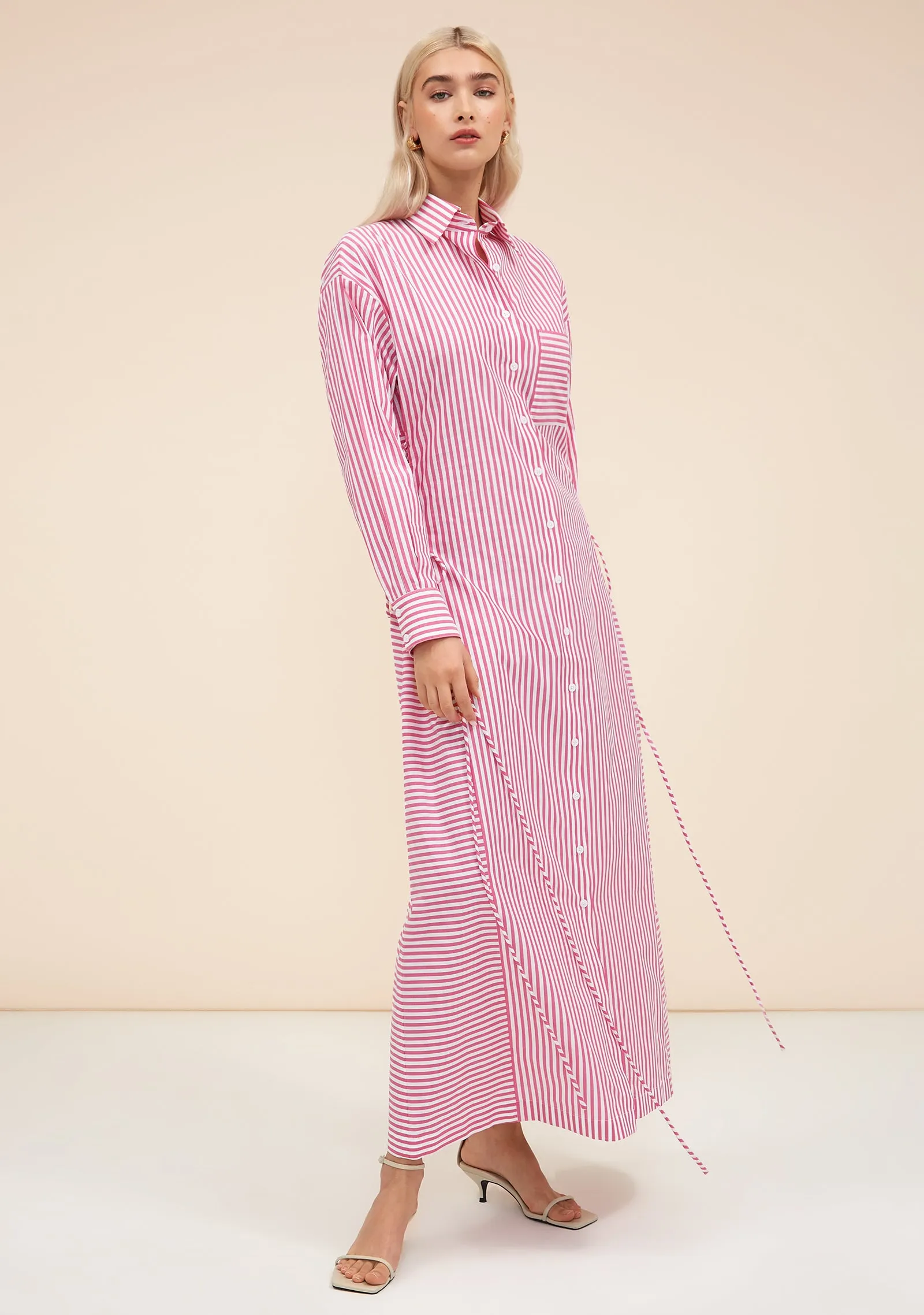 Lina Long Shirt Dress