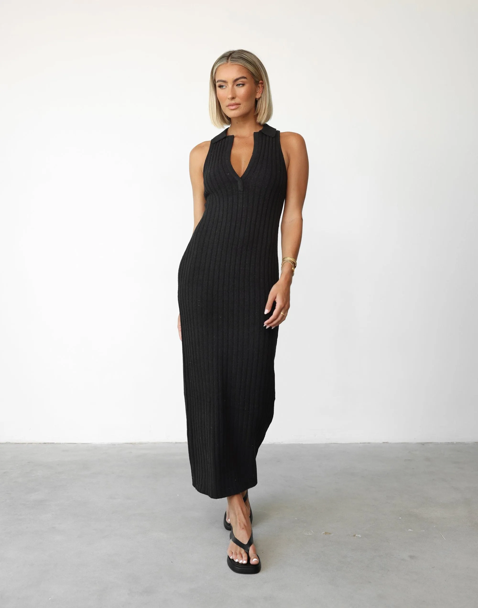 Maliyah Maxi Dress (Black)