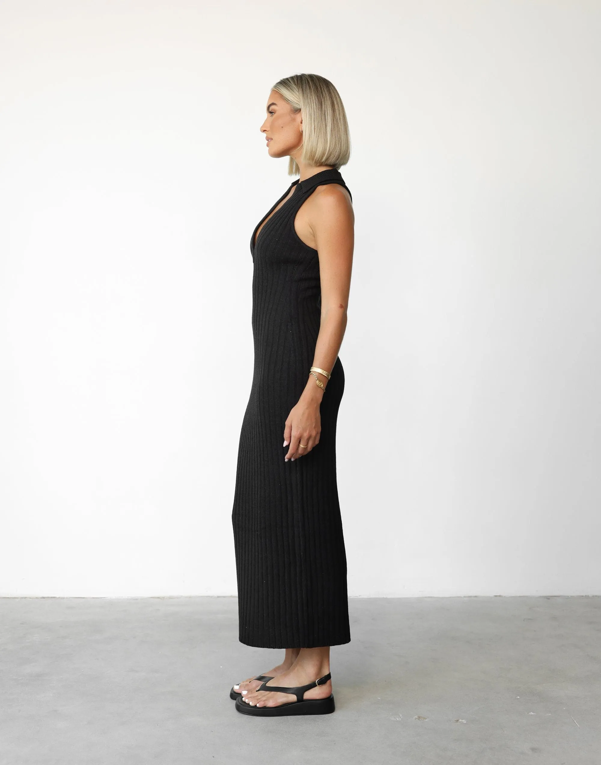 Maliyah Maxi Dress (Black)