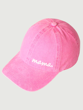 Mama Letters Embroidered Baseball Cap - Pink