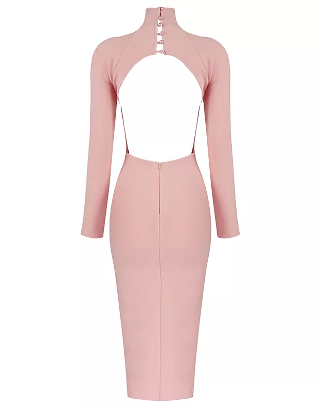 Margot Pink Midi Dress