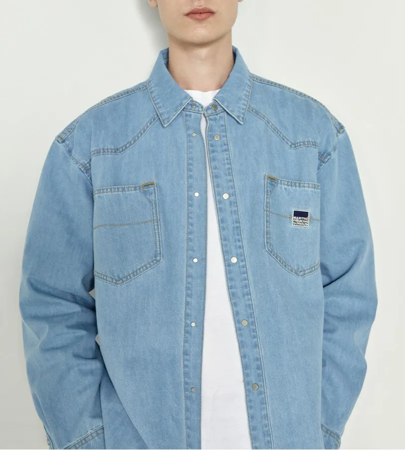 Marithe + Francois Girbaud  |[MARITHE]★HERITAGE DENIM SHIRT