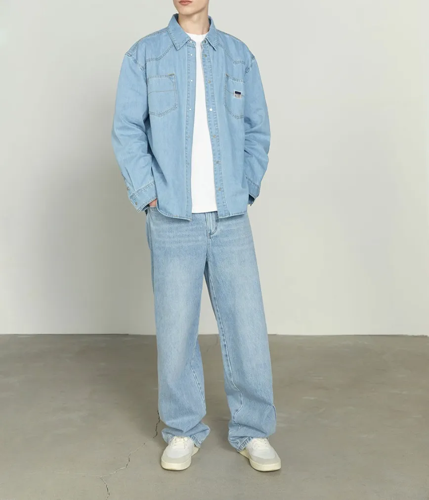 Marithe + Francois Girbaud  |[MARITHE]★HERITAGE DENIM SHIRT