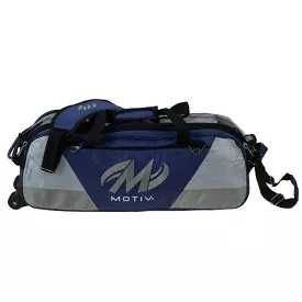 Motiv Ballistix Triple Tote Black/Navy Bowling Bag