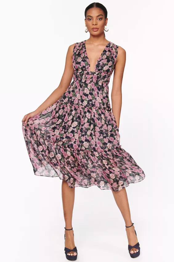 Mulberry rose Hedy dress