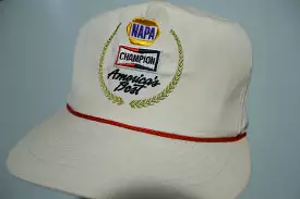 Napa Champion Spark Plugs Americas Best Rope Vintage 90's Adjustable Snap Back Hat