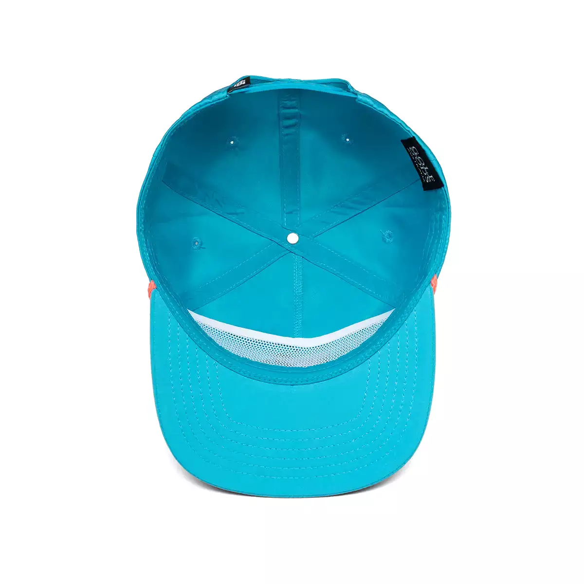 Neon Blue Golf Gods Script Snapback Golf Rope Hat