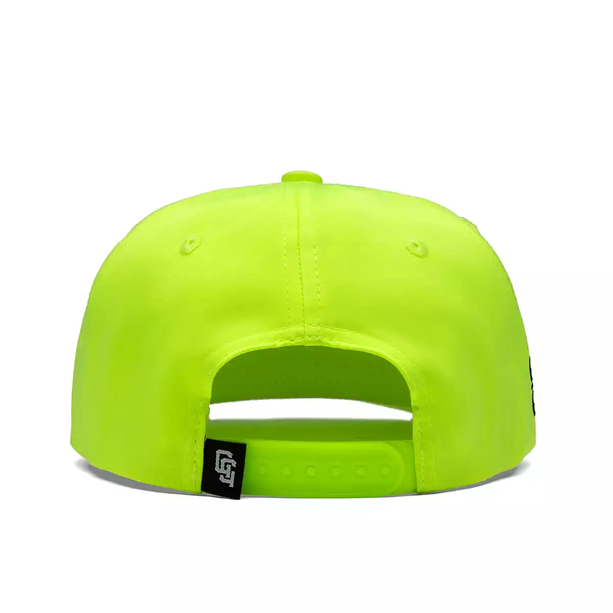 Neon Yellow Golf Gods Script Snapback Golf Rope Hat