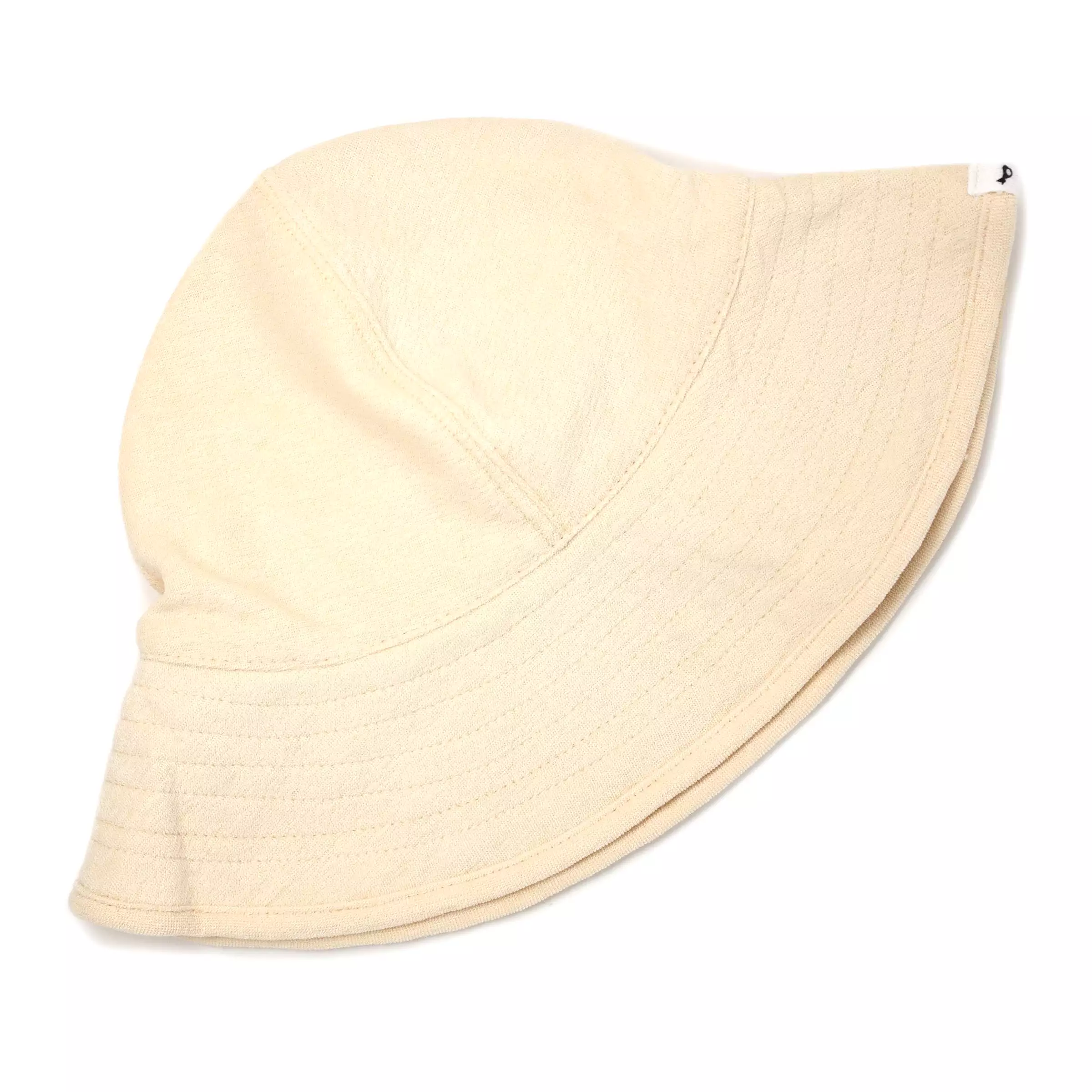 oh baby! Cotton Terry Sun Hat with Strap - Natural