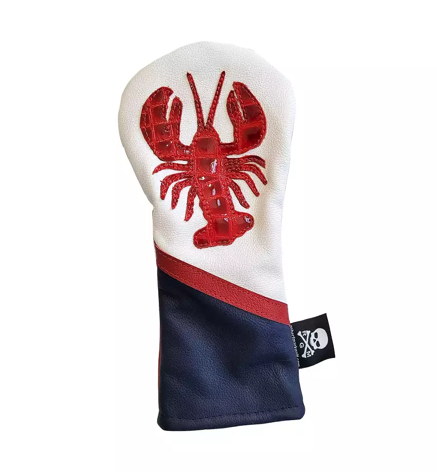 One-Of-A-Kind! The Red White & Blue Lobster Fairway Wood Cover