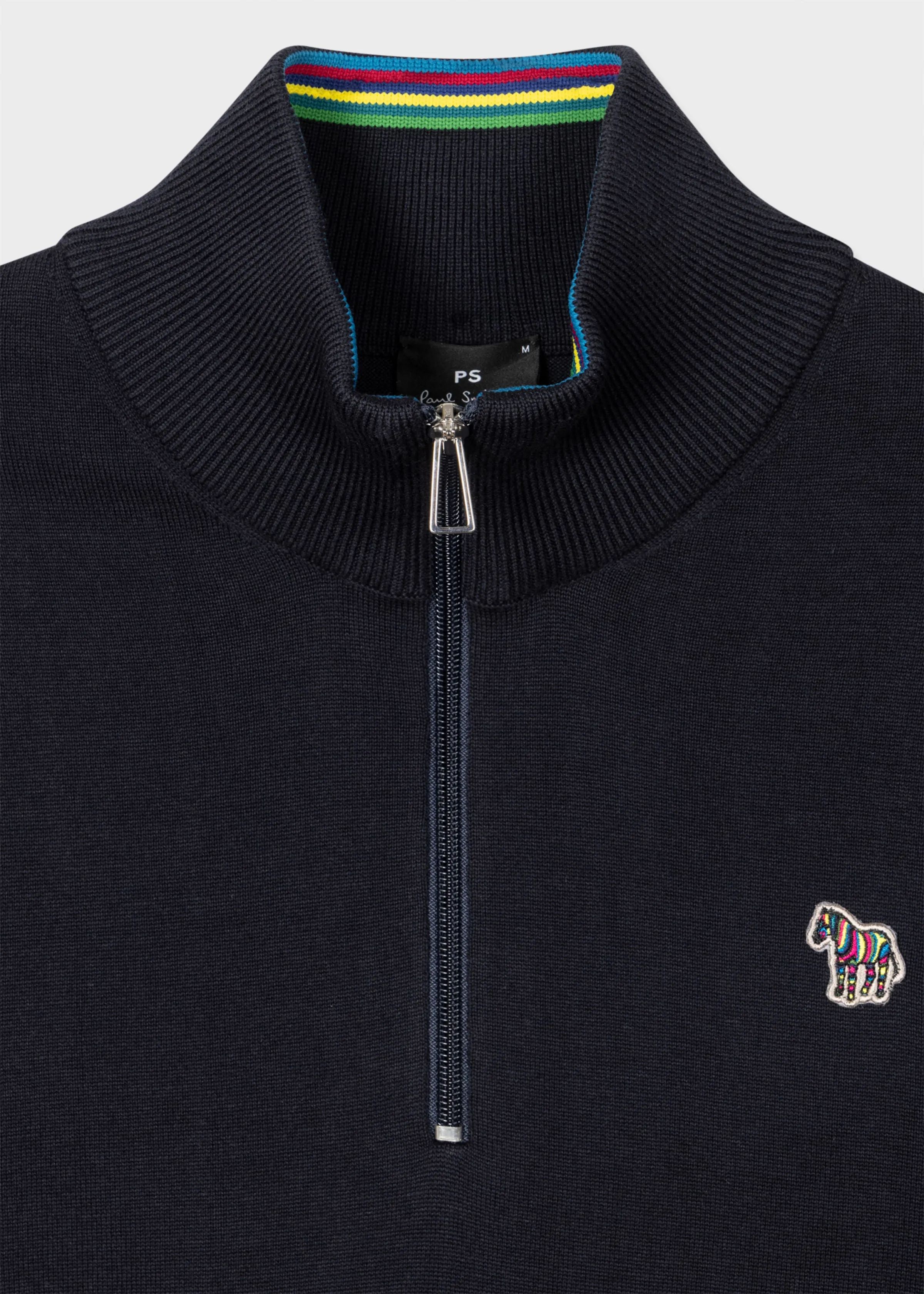 Paul Smith Zebra Half Zip Knit