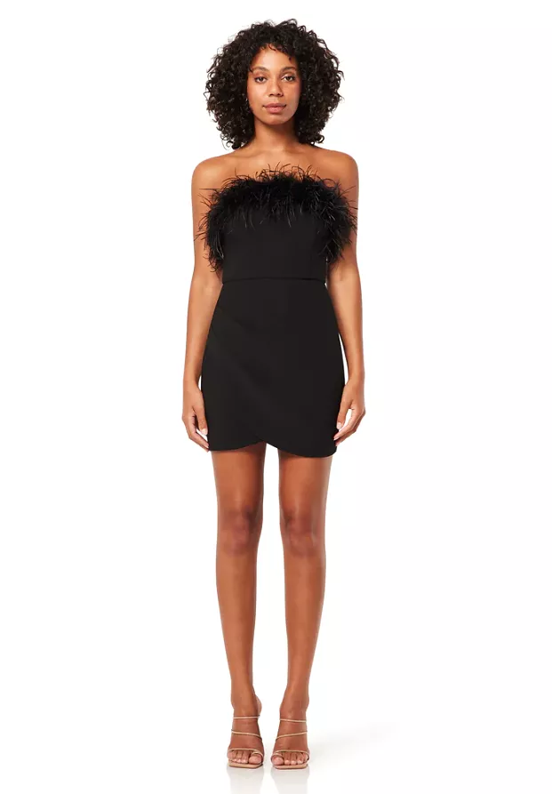 Paulina Feather Mini Dress