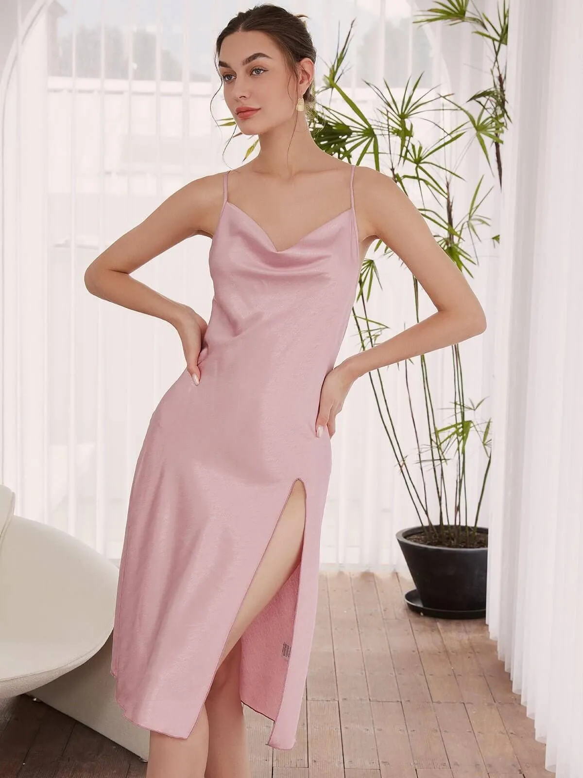 Pink Robe Dress Set