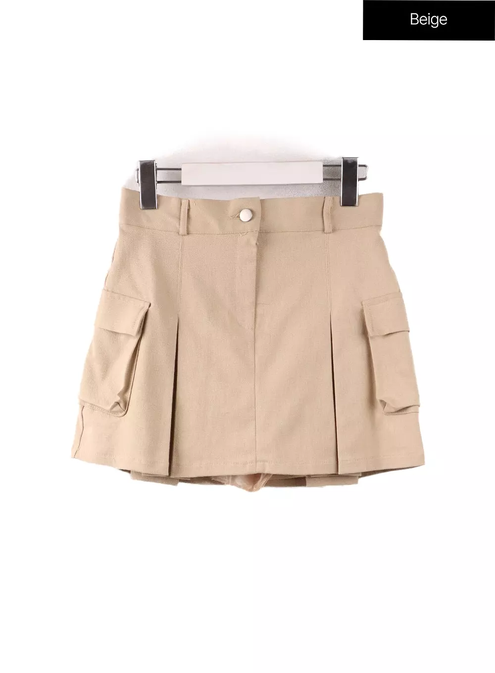 Pleated Pocket Mini Skirt IF408