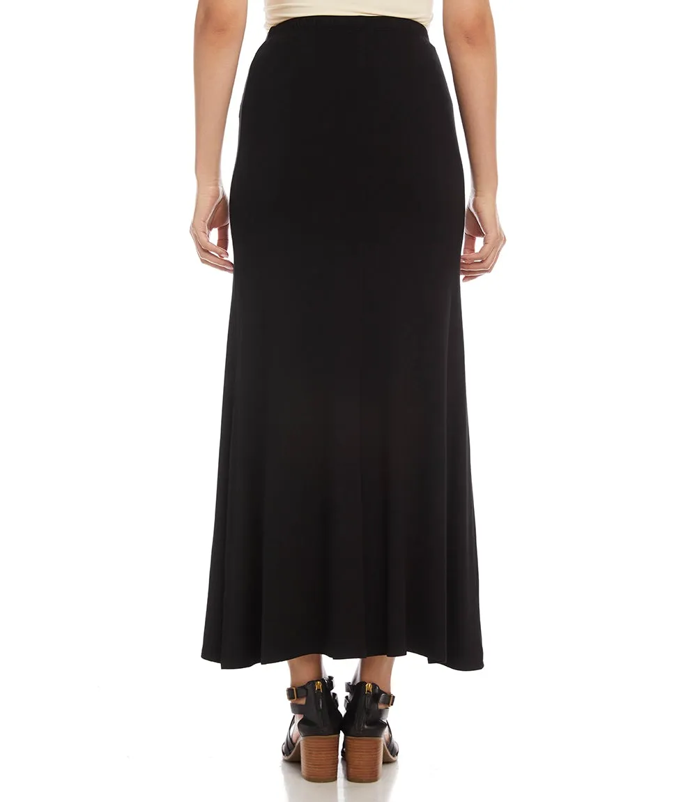 Pull On Maxi Flare Skirt