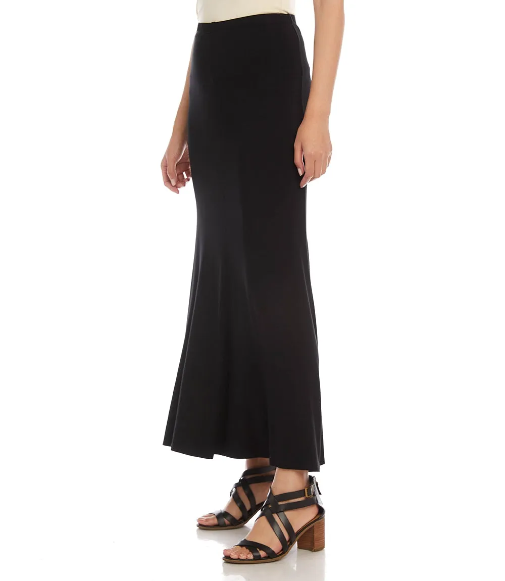 Pull On Maxi Flare Skirt