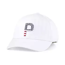 Puma Pars And Stripes P Classic Adjustable Hat Bright White (On-Sale)