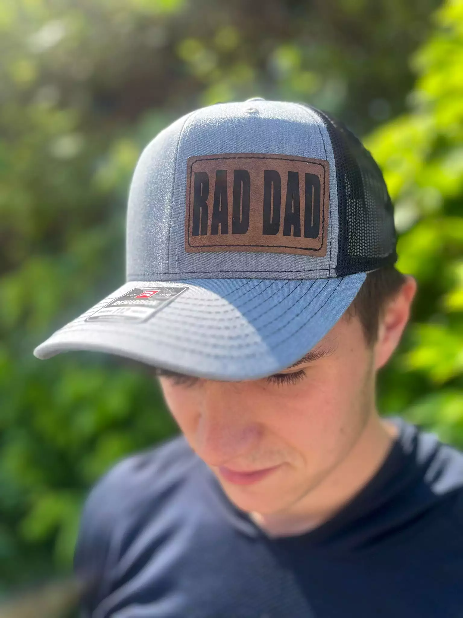 Rad Dad Leather Patch Hat