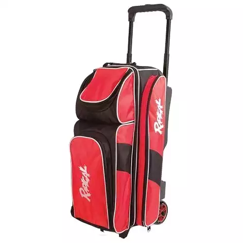 Radical Triple Roller Bowling Bag Black/Red