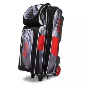 Radical Triple Roller Dye-Sub Black Red Bowling Bag