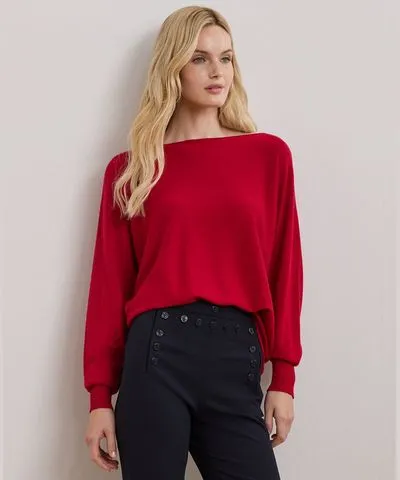 Ralph Lauren Petite Dolman-Sleeve Sweater