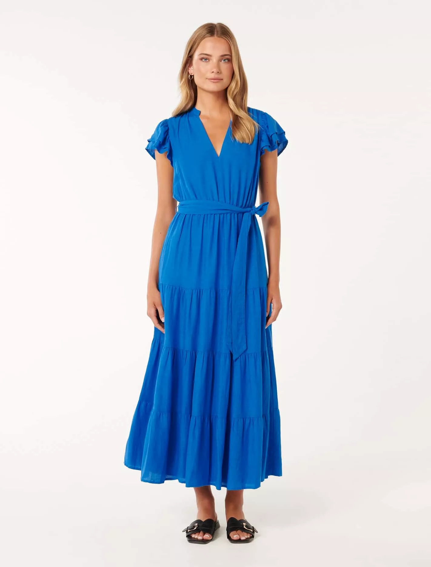 Ramona Tiered Shirt Midi Dress