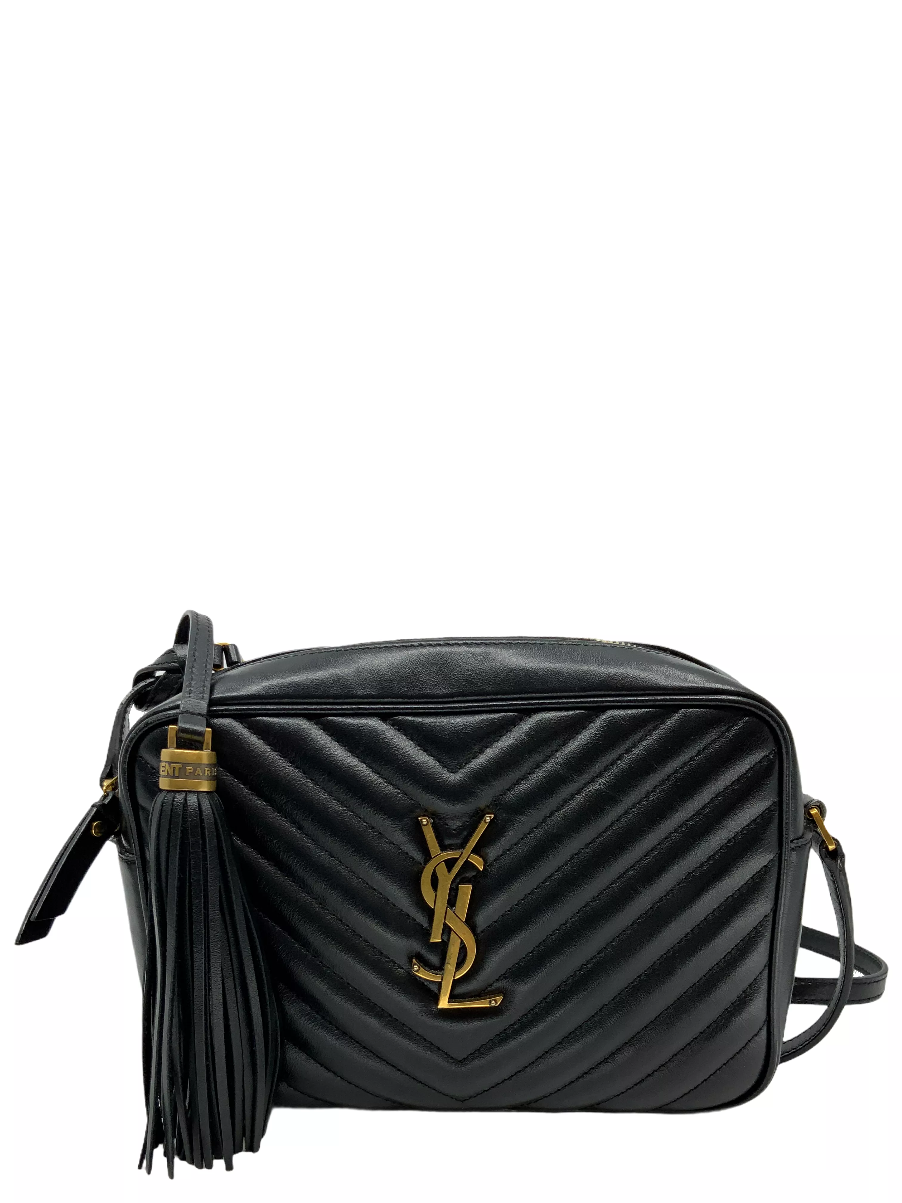 Saint Laurent Medium Lou Matelassé Quilted Leather Camera Bag