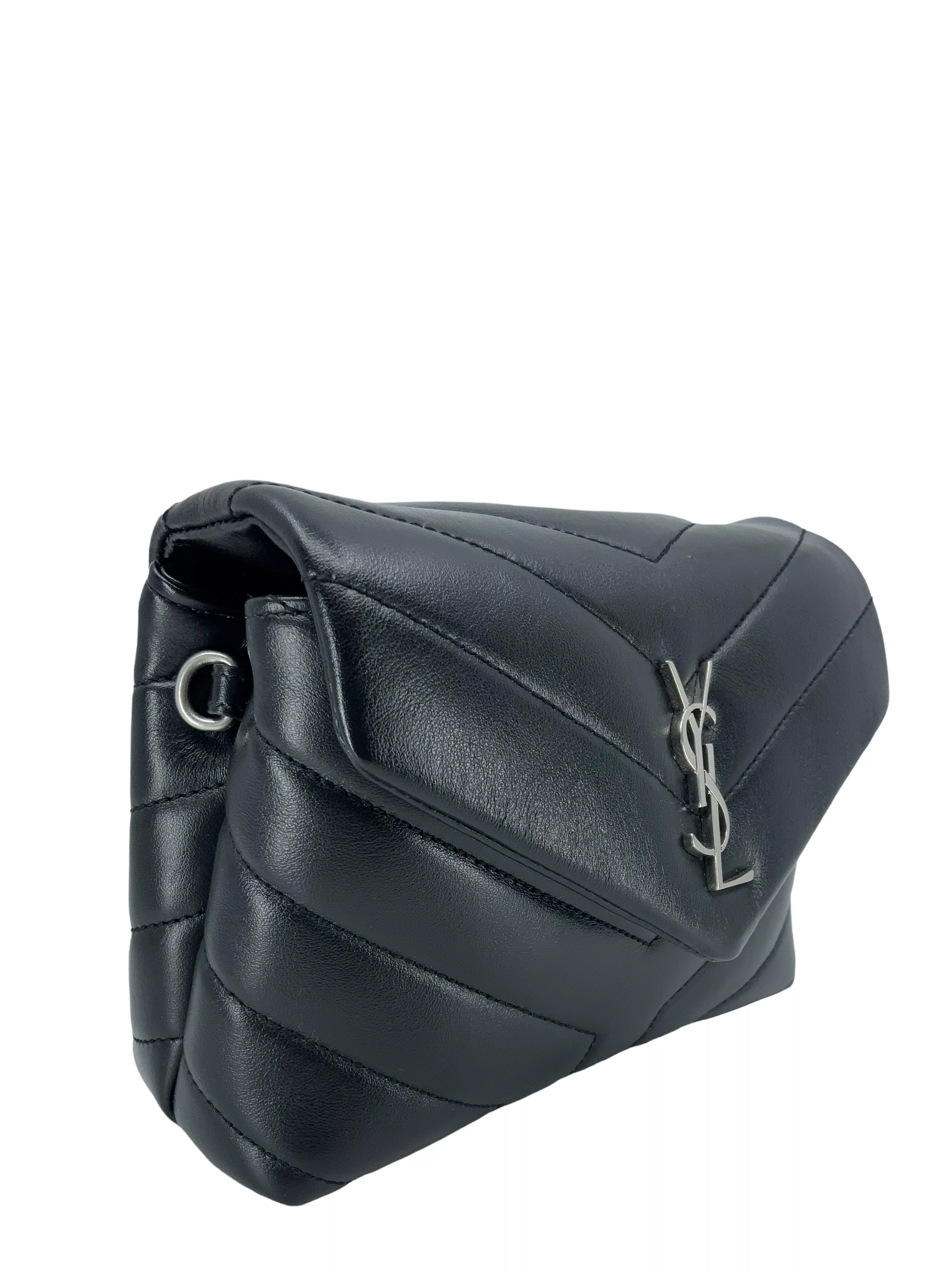 Saint Laurent Toy Loulou Calfskin Flap-Top Crossbody Bag