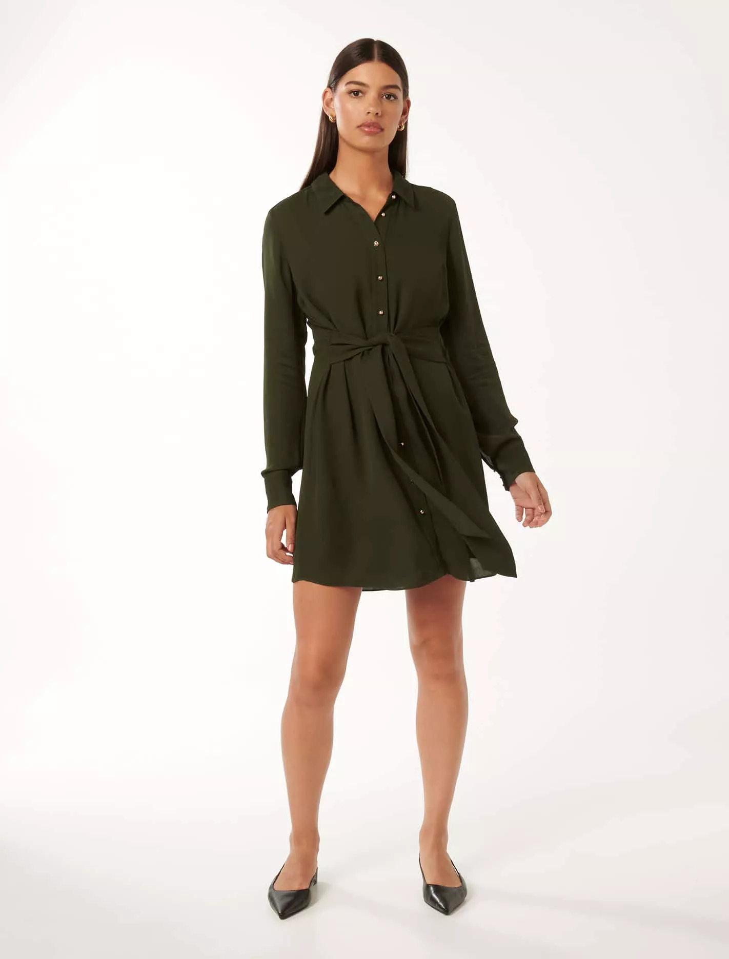 Sherri Mini Shirt Dress