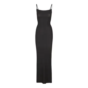 SKIMS SOFT LOUNGE Long Slip Dress Onyx - Black