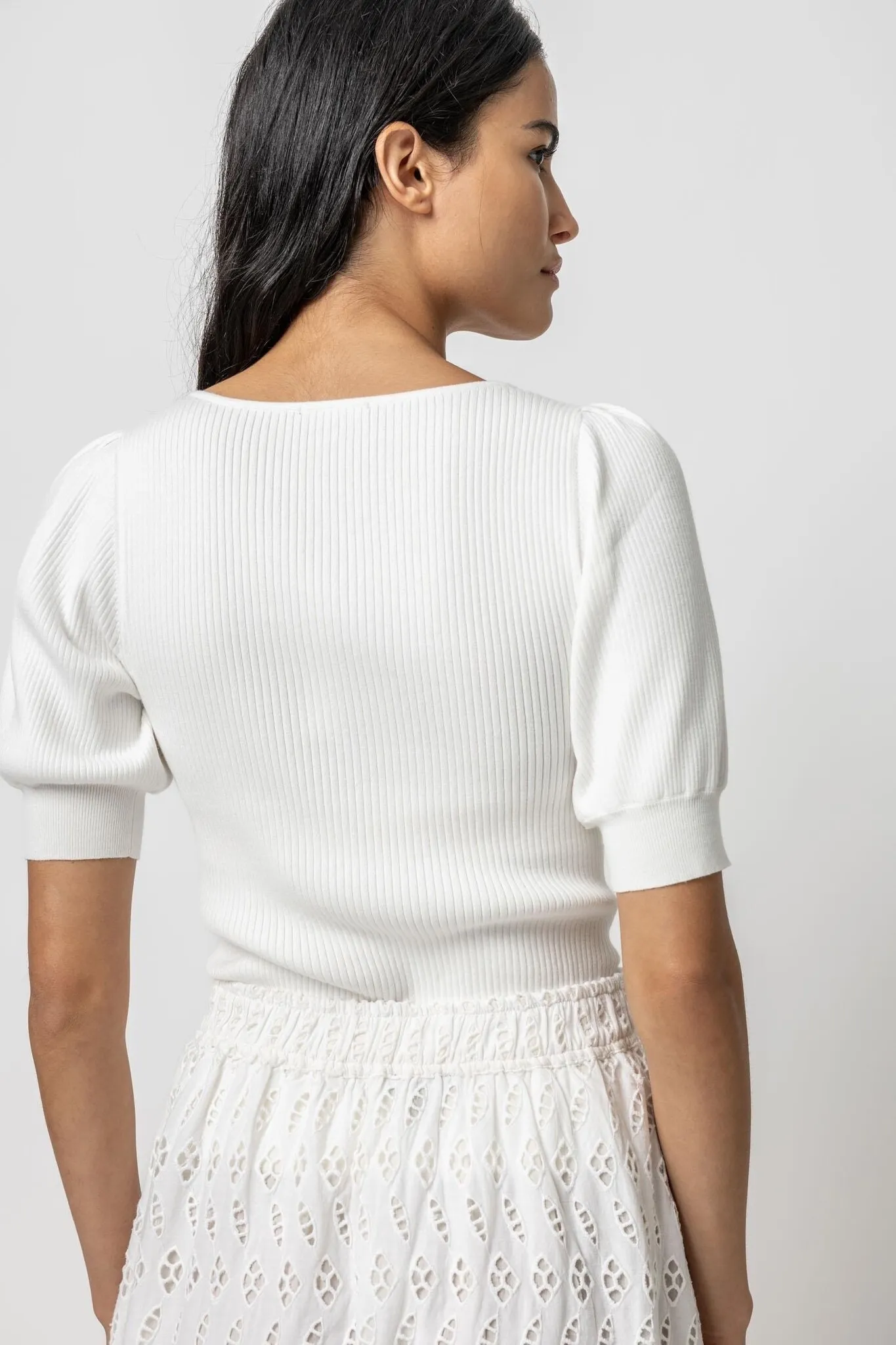 SQUARE NECK SWEATER