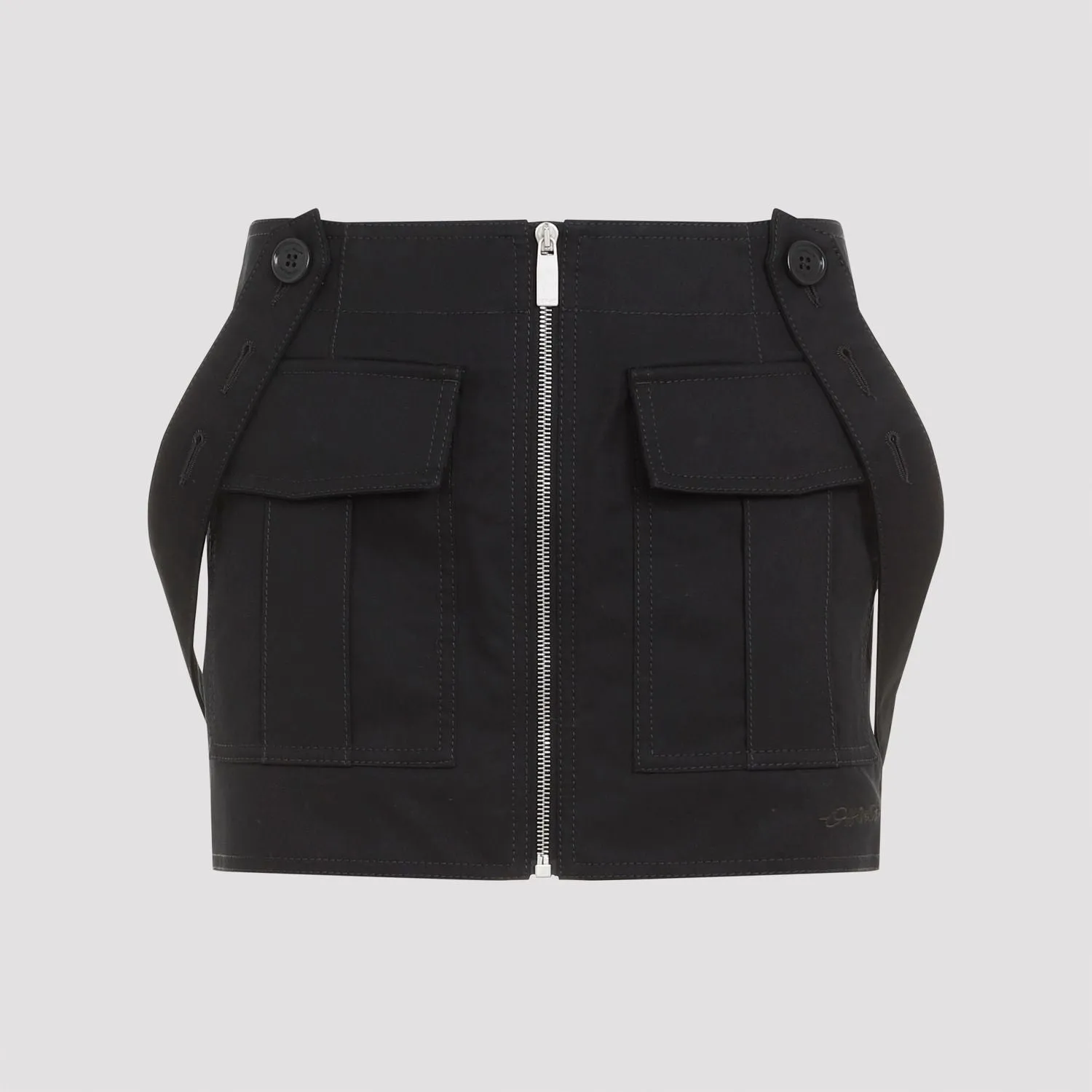 STRAPS CARGO MINI SKIRT