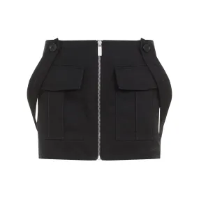 STRAPS CARGO MINI SKIRT