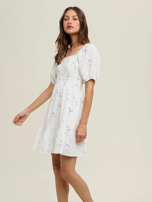 Sunday Brunch Floral Dress