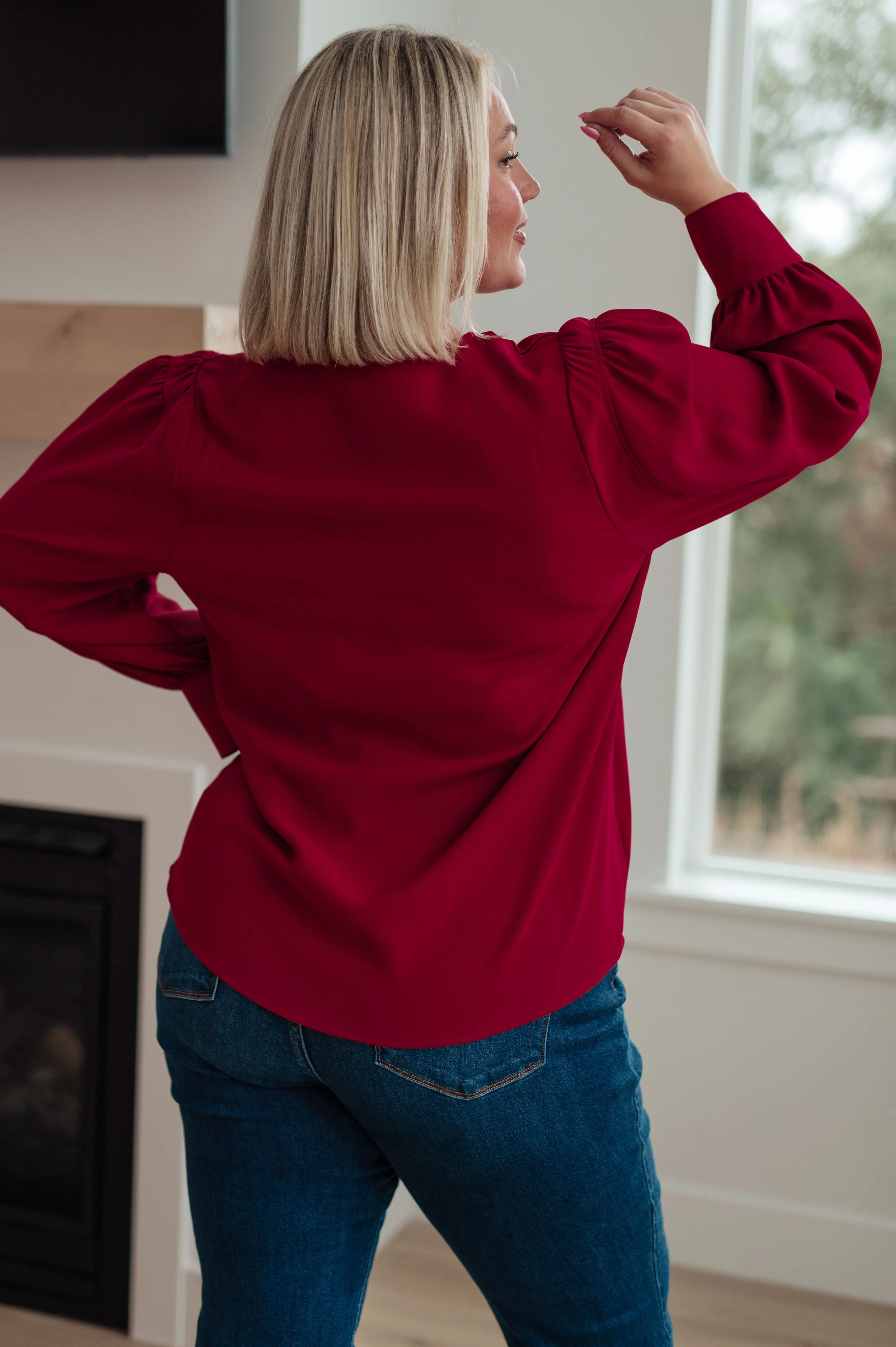 Suzanne V-Neck Blouse