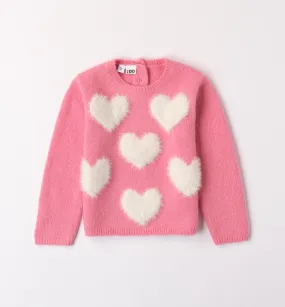 Sweater girl hearts