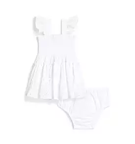 The Baby Ellie Nap Dress - White Eyelet