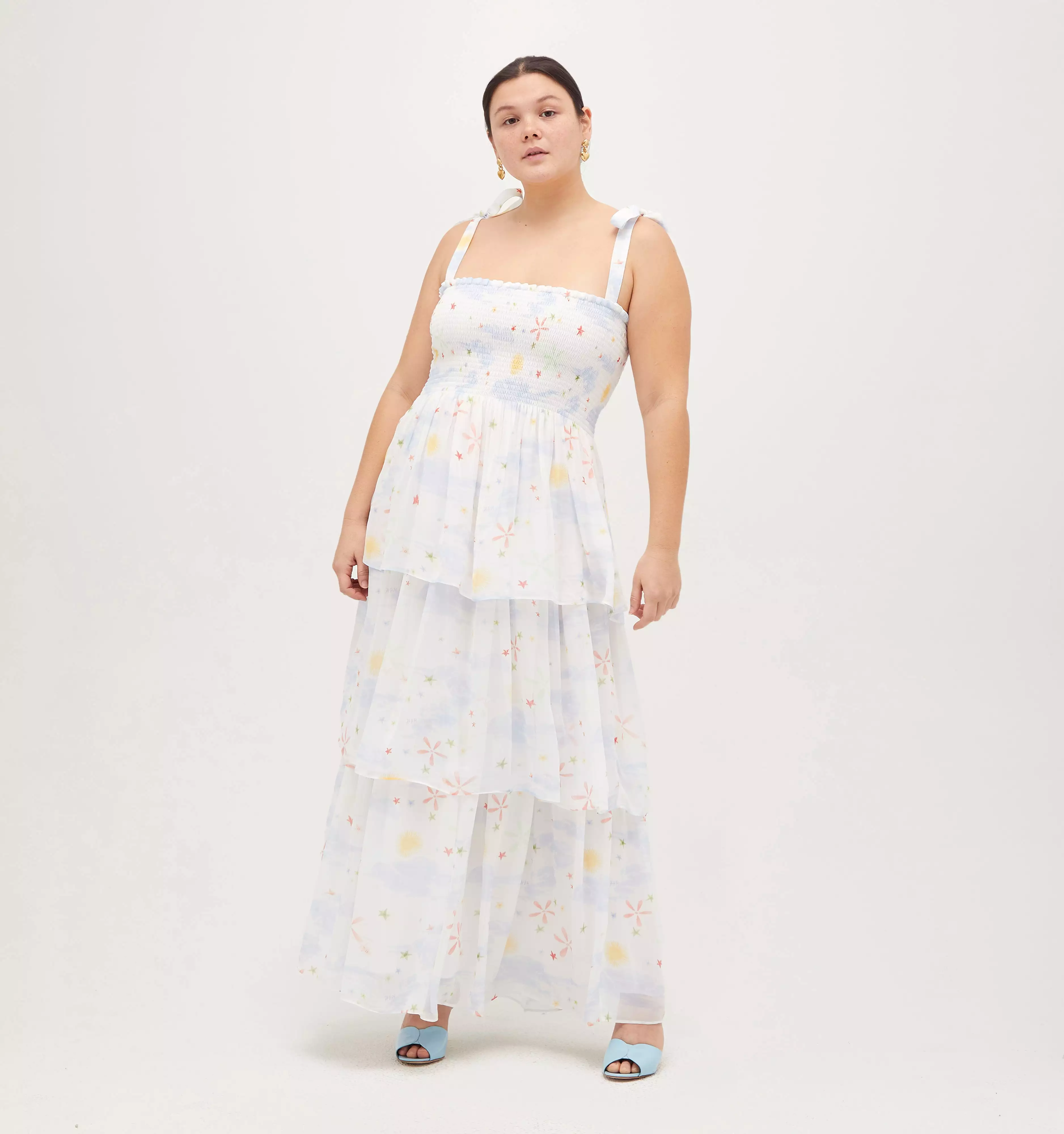 The Elise Nap Dress - Celestial Floral Georgette