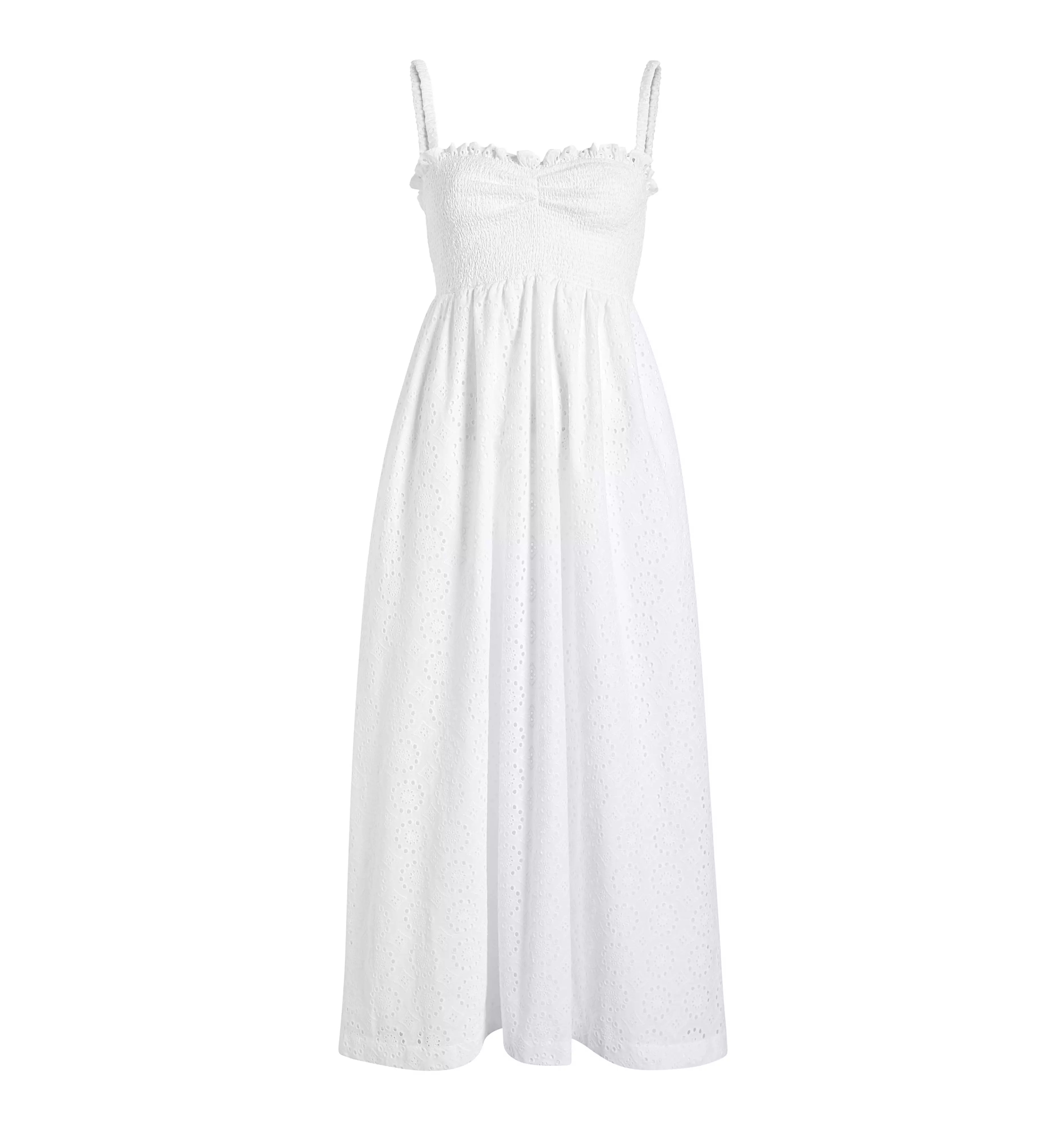 The Frida Nap Dress - White Eyelet