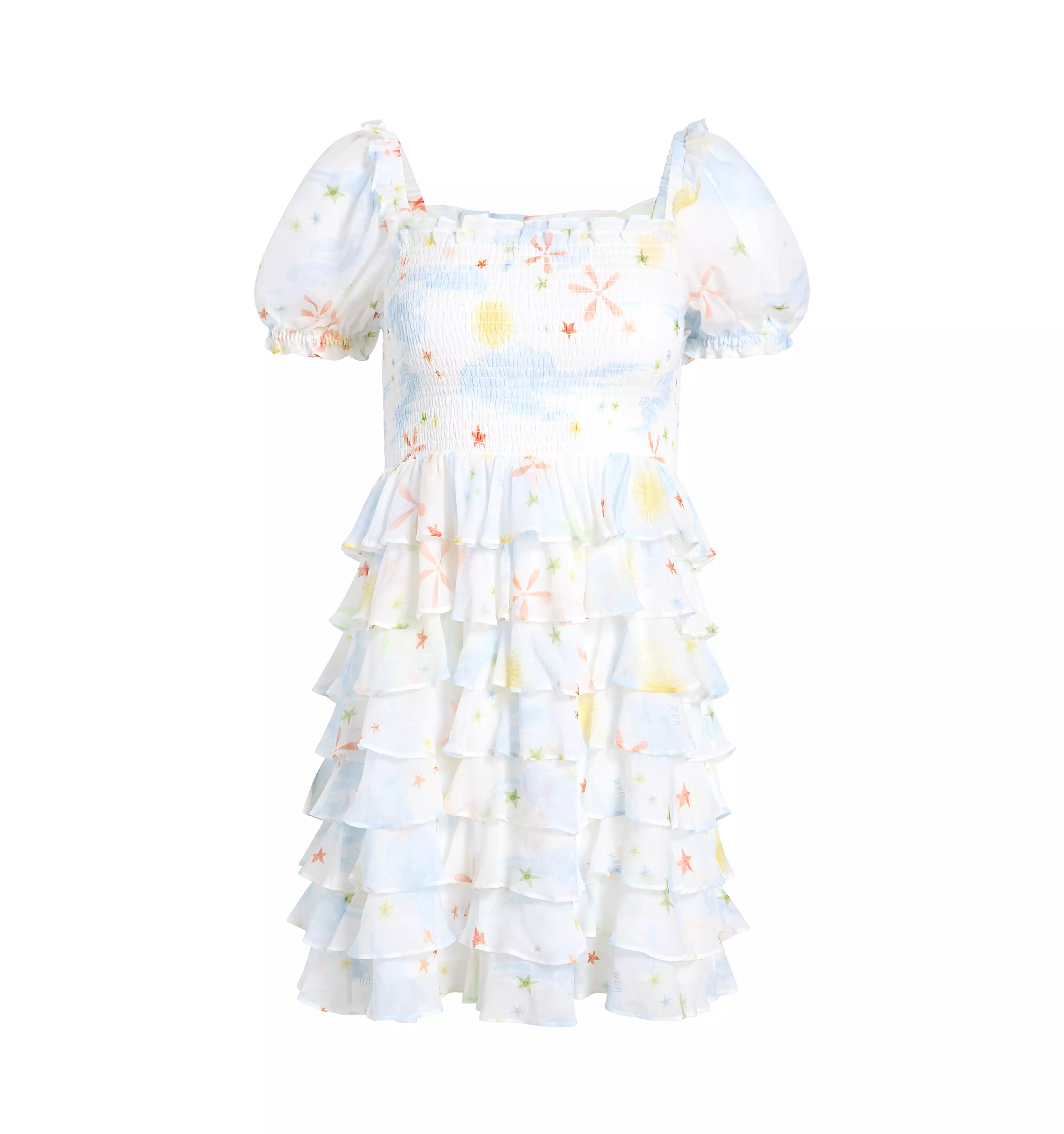 The Mimi Nap Dress - Celestial Floral Georgette