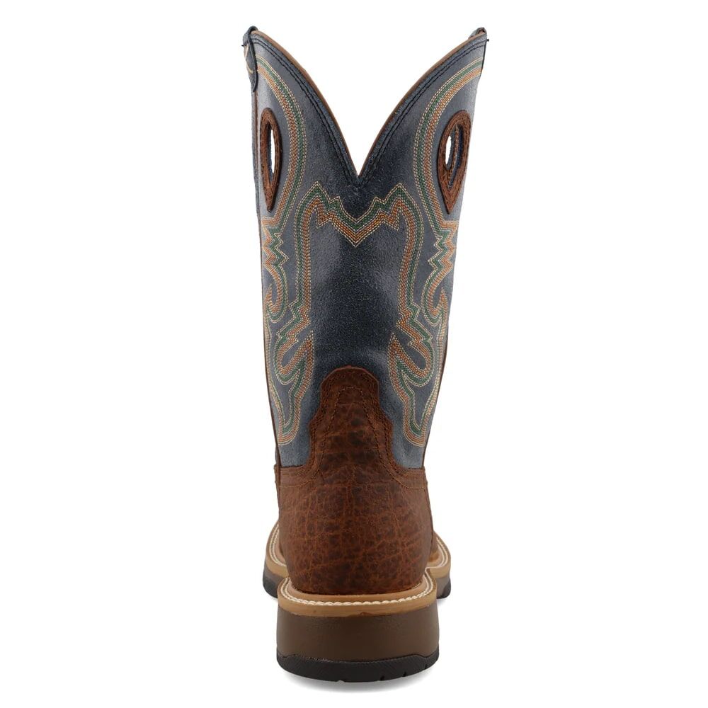 Twisted X Men's 12-In Horseman Western Boot in Distressed Saddle