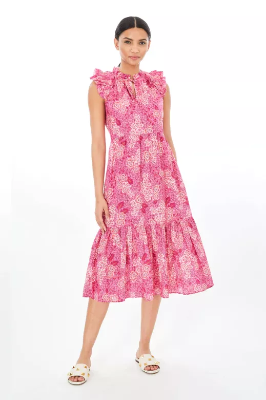 Whimsical floral Betsey dress