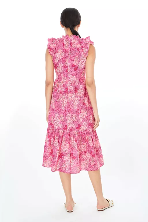 Whimsical floral Betsey dress